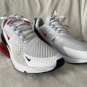 Nike Air Max 270 USA White Red Blue Mens US 10.5